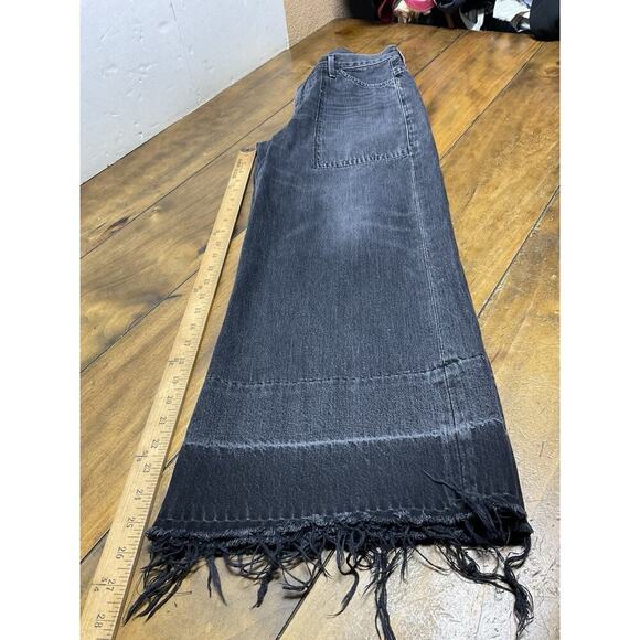 Citizens Of Humanity Melanie High Rise Crop in Black Hawk Jeans Size 26 - Picture 12 of 12